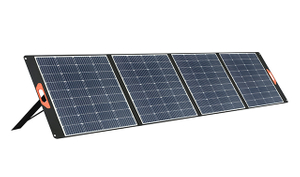 Tragbares faltbares 100-W-Solarpanel für den Außenbereich mit USB und Typ C zum Wandern