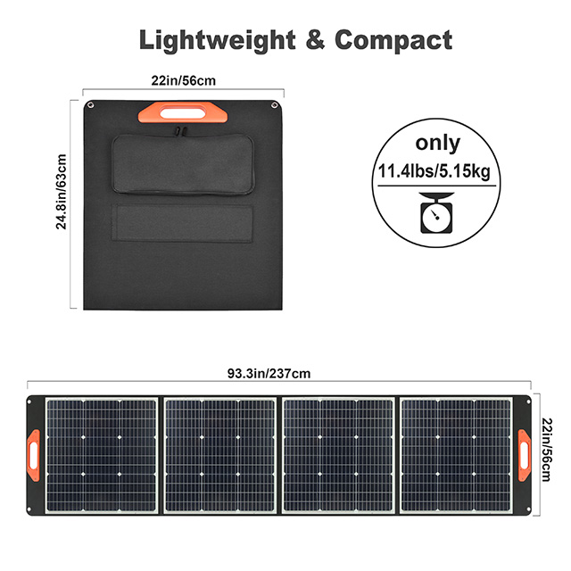 Faltbares Solarpanel