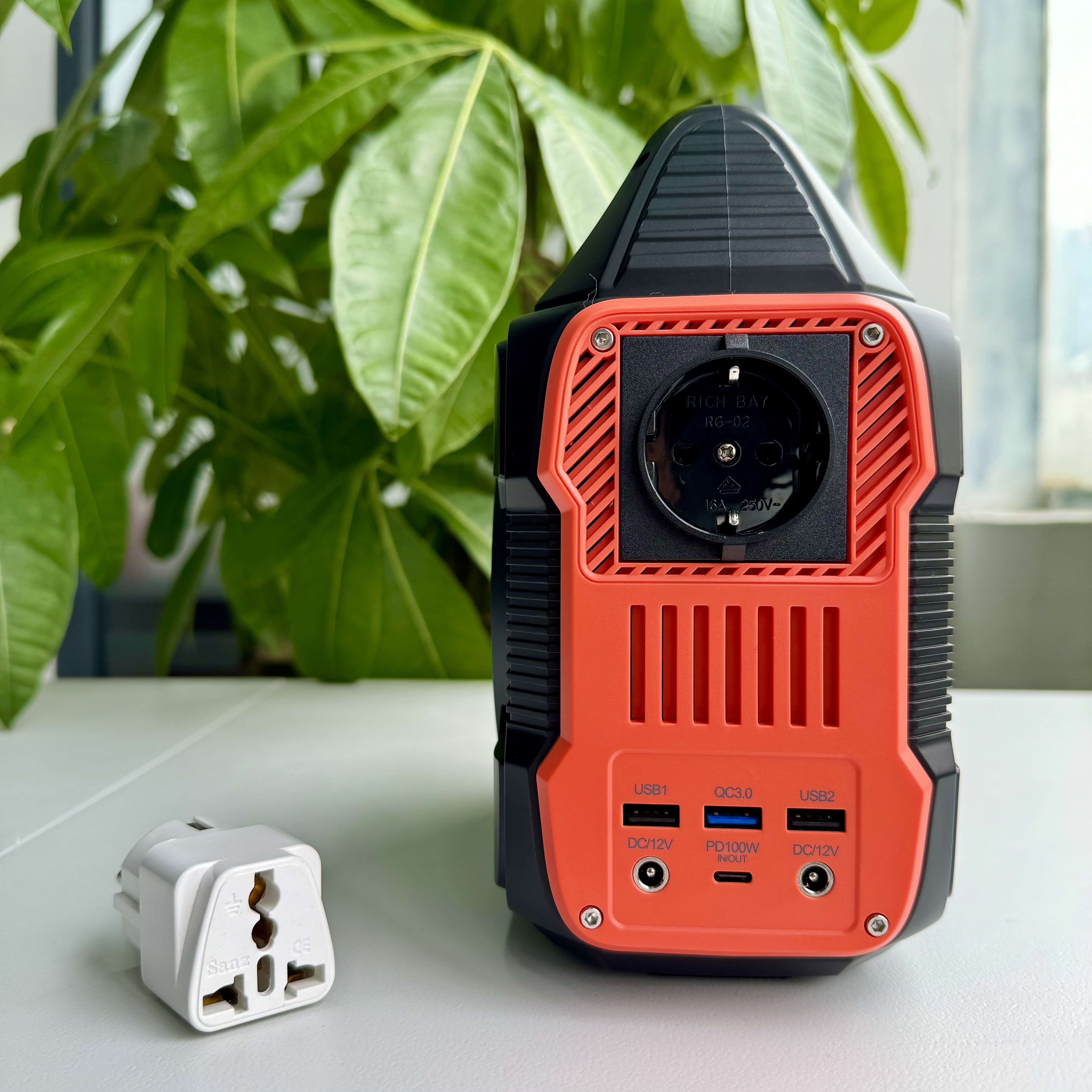 Tragbare Ladebank für Zuhause und Camping, 300 W (288 Wh), Solargenerator, Notstromstation für den Außenbereich